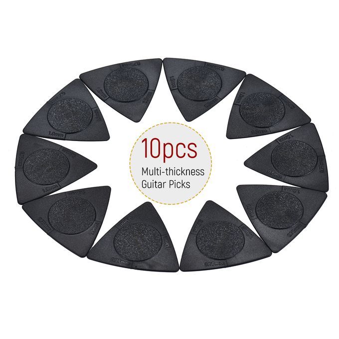 10pcs Universal 3-in-1 Multi-thickness Guitar Picks One