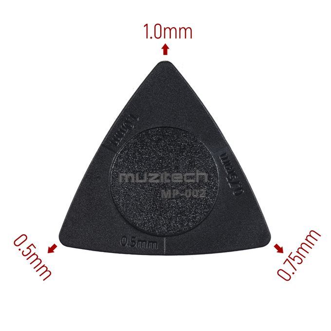 10pcs Universal 3-in-1 Multi-thickness Guitar Picks One