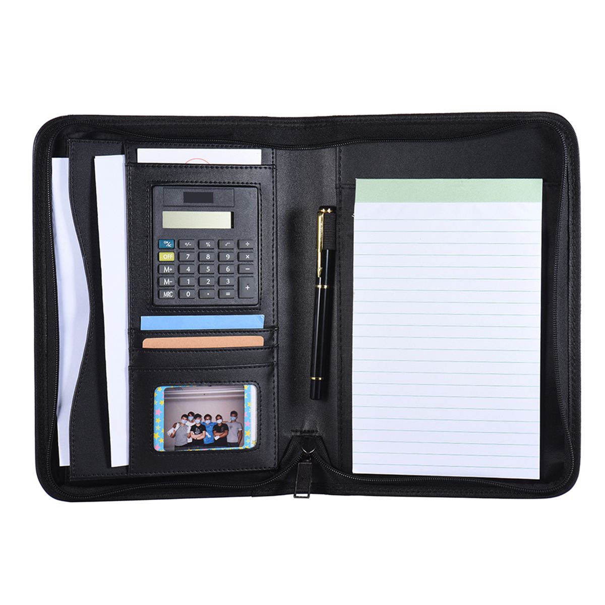 Portable Professional Business Portfolio Padfolio Folder