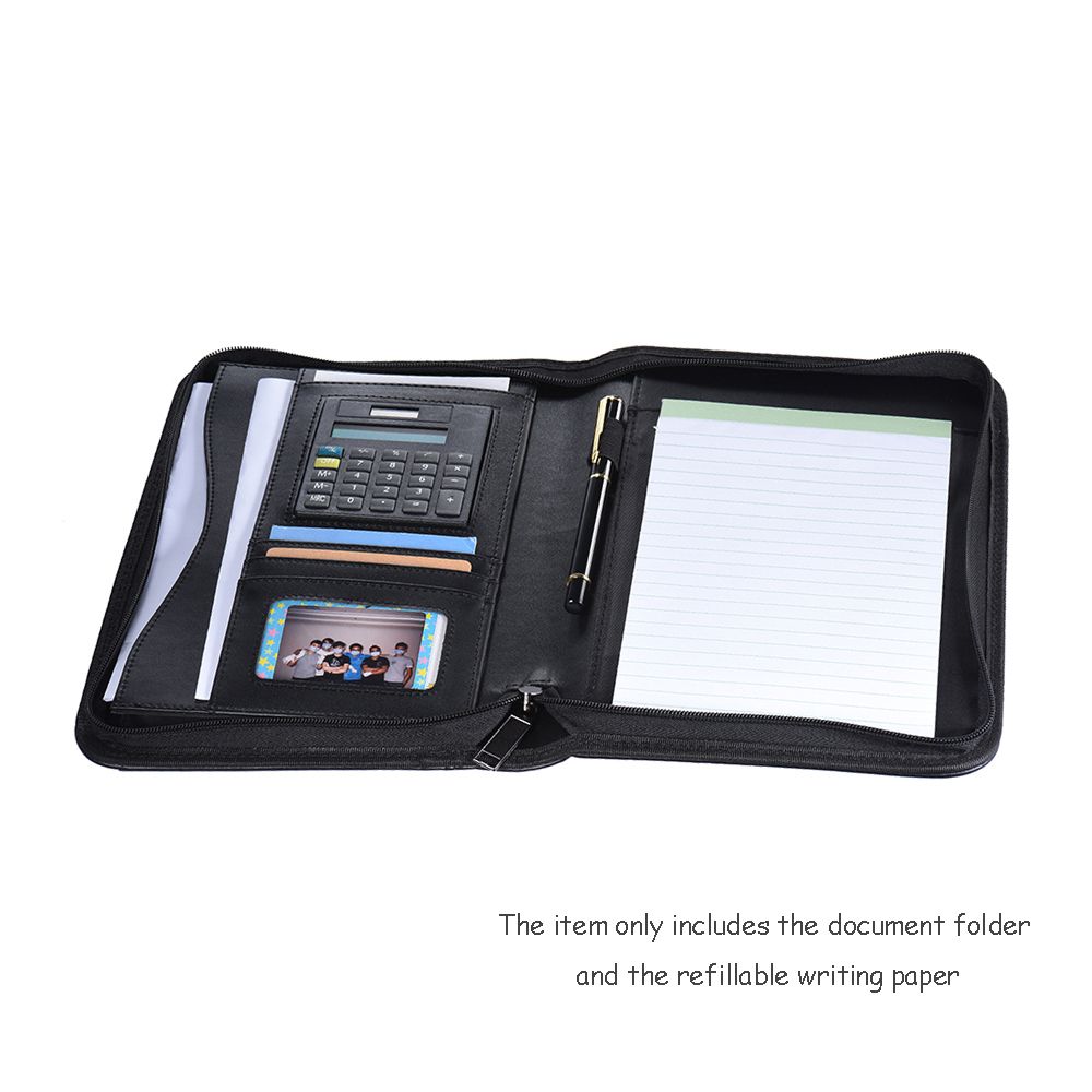 Portable Professional Business Portfolio Padfolio Folder