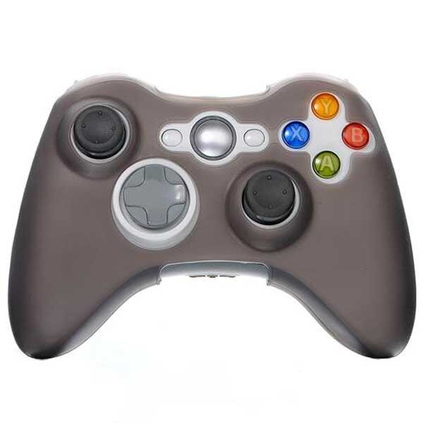Silicone Skin Protector Case Cover For XBOX 360 XBOX360 Wireless Controller Grey