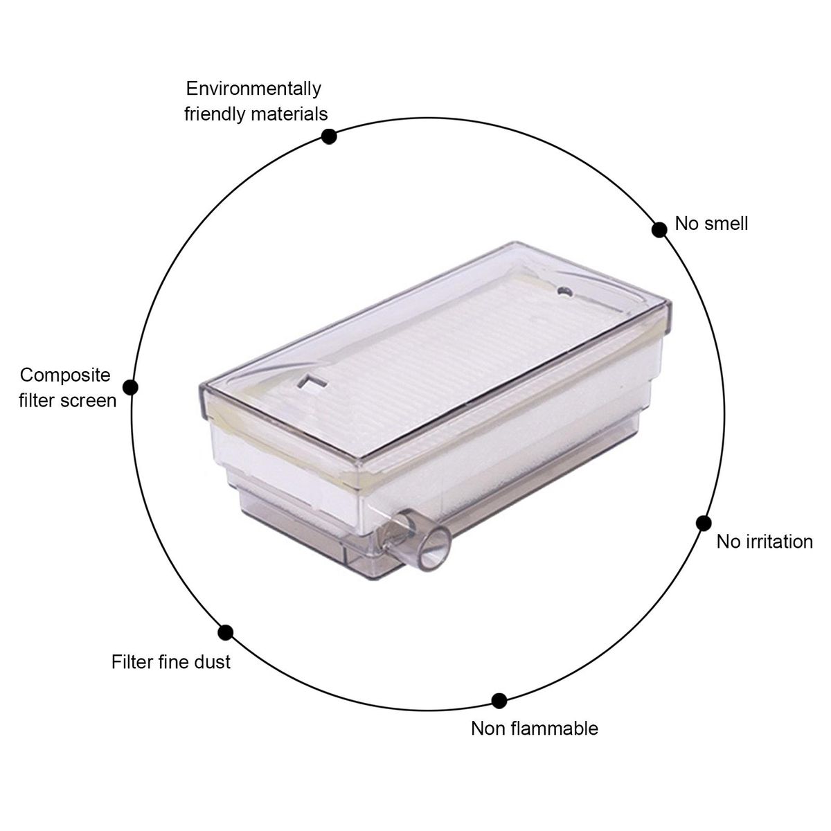 Filter Accessory for Home Purification Air Purifier Filter Kit Philip Grey