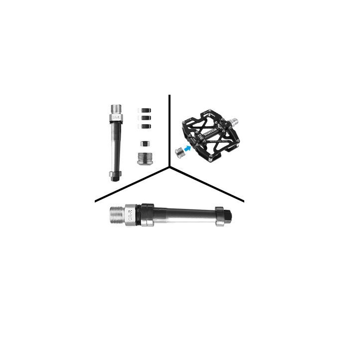 Bicycle Pedal 3 Bearing With 6 Angle Tool Gasket 3 POA