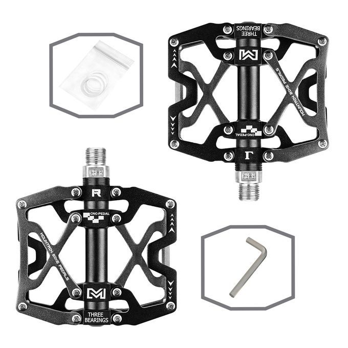Bicycle Pedal 3 Bearing With 6 Angle Tool Gasket 3 POA
