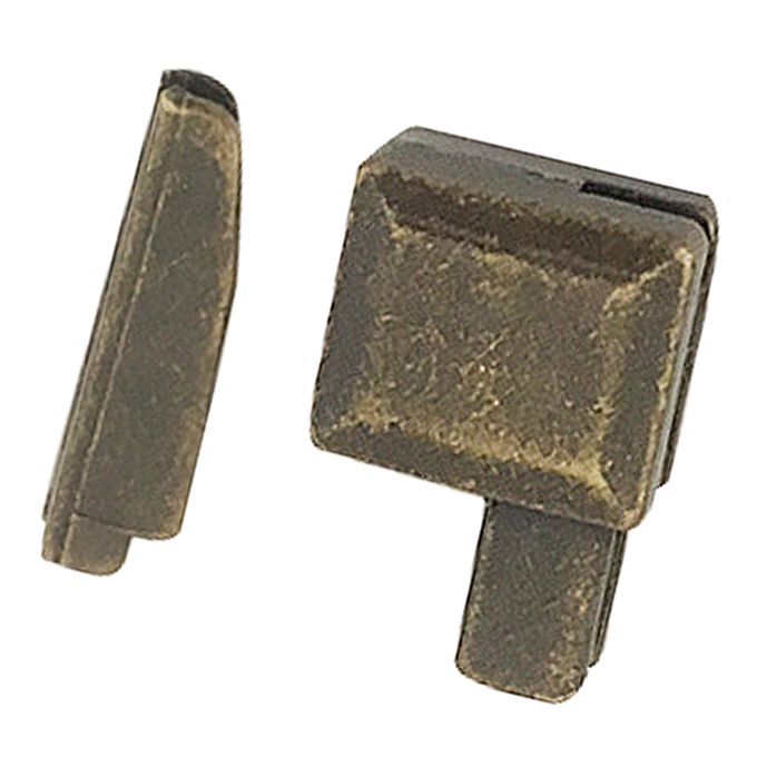 40Sets 5 Zip Latch Slider Retainer Bottom Stops Insertion Pin Zipper