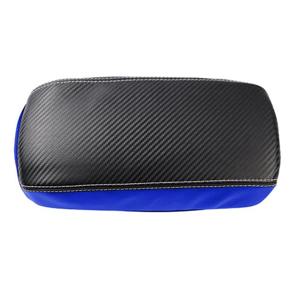 Car Carbon Fiber Center Console Lid Armrest Box Leather Protective Cushion Pad for Toyota Corolla Cross 2021 2022 RHD A