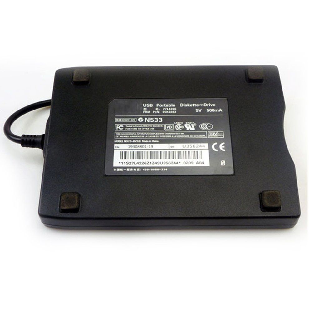 1.44 MB Floppy Disk 3.5" USB External Drive Portable Floppy Disk Drive FDD