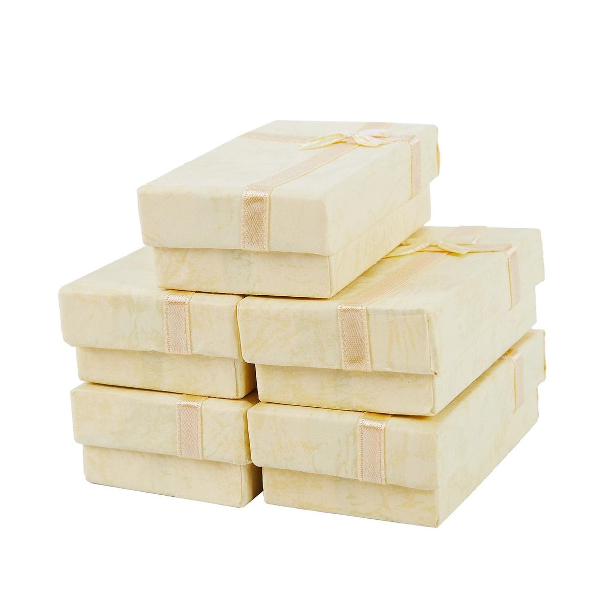 Jewelry Gift Display Package Cardboard Box Yellow
