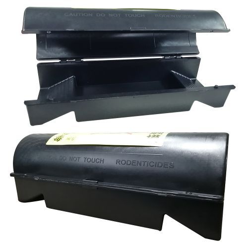 Flip Case Mouse With Safe Lock Key,Humane Mouse  Rat Bait Station Baits  Box Indoor Outdoor Rat Poison Box