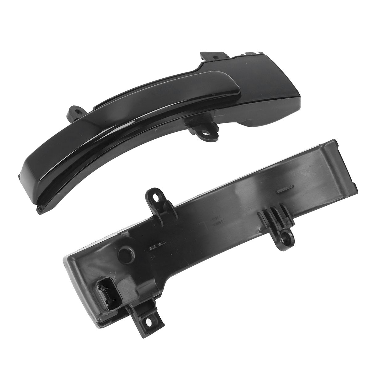 2pcs Side Mirror Dynamic Turn Signal Light Smoked Lens Left