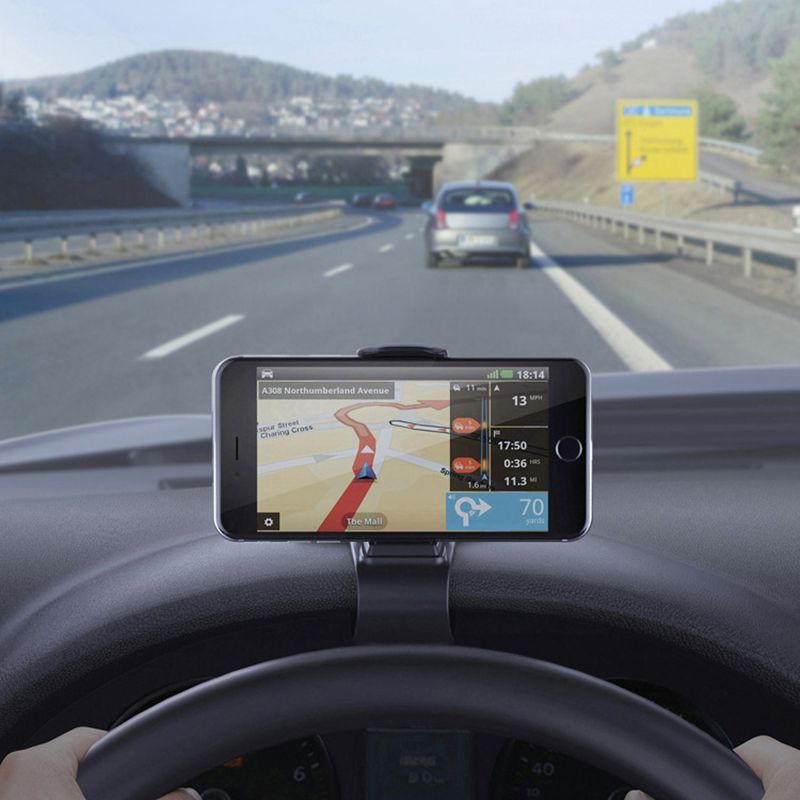 4-6.5inch Dashboard Car Holder Easy Clip Car Phone