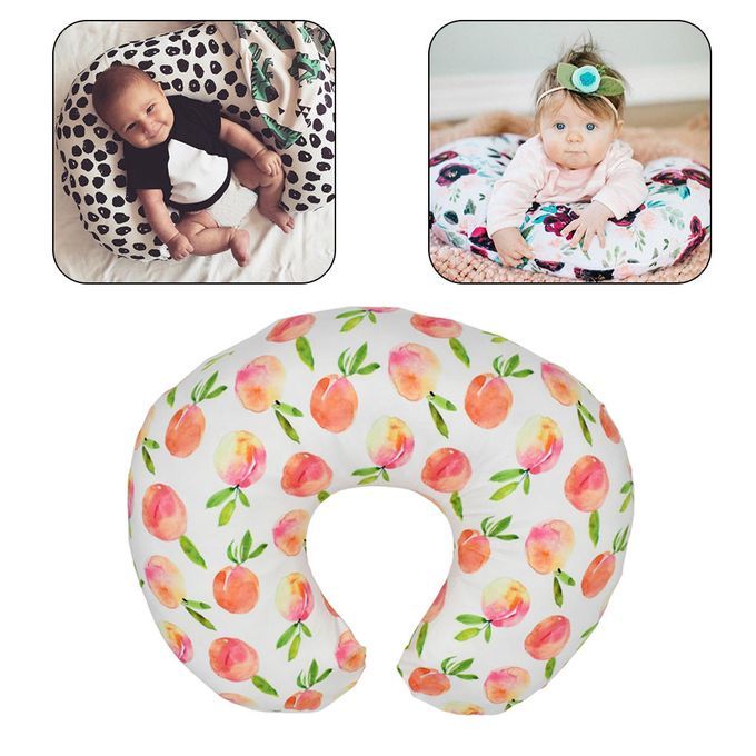 Soft Polyester U Shape Pillow Cover Nursing Pregnancy Pillow C