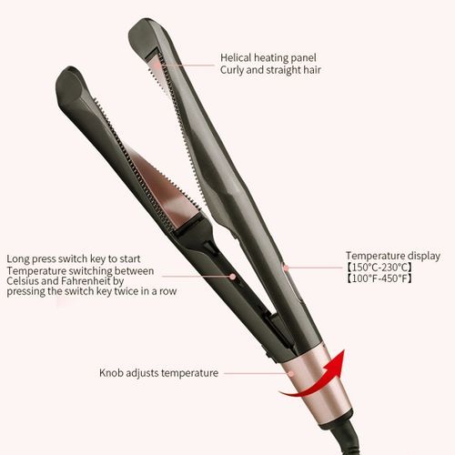 40W 2 IN 1 Electric Professional Hair Straightene EU Plug(22