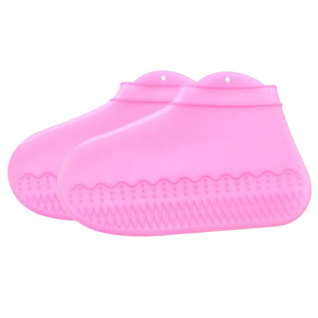 1Pair Recyclable Unisex Non- For Mud Snow Cycling Camping Pink L