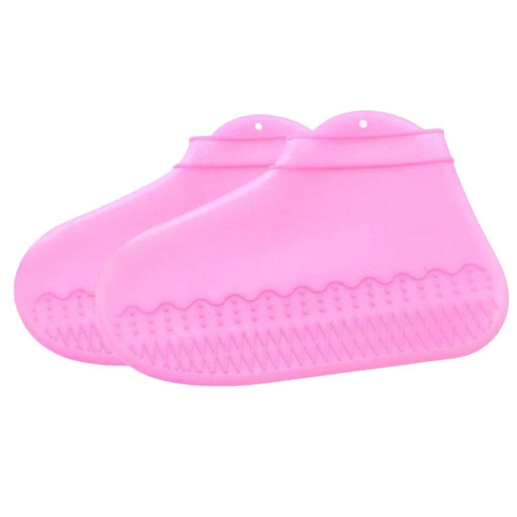 1Pair Recyclable Unisex Non- For Mud Snow Cycling Camping Pink L