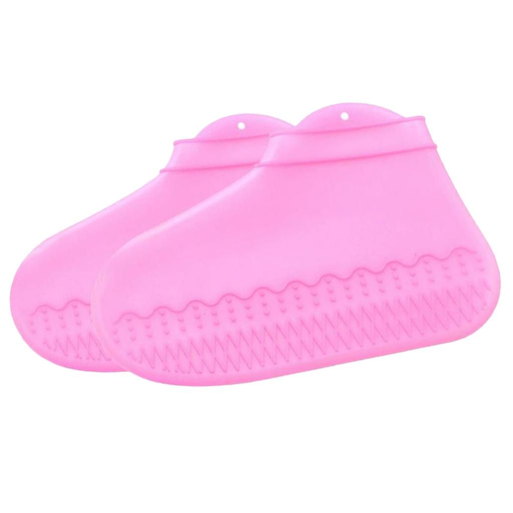 1Pair Recyclable Unisex Non- For Mud Snow Cycling Camping Pink L