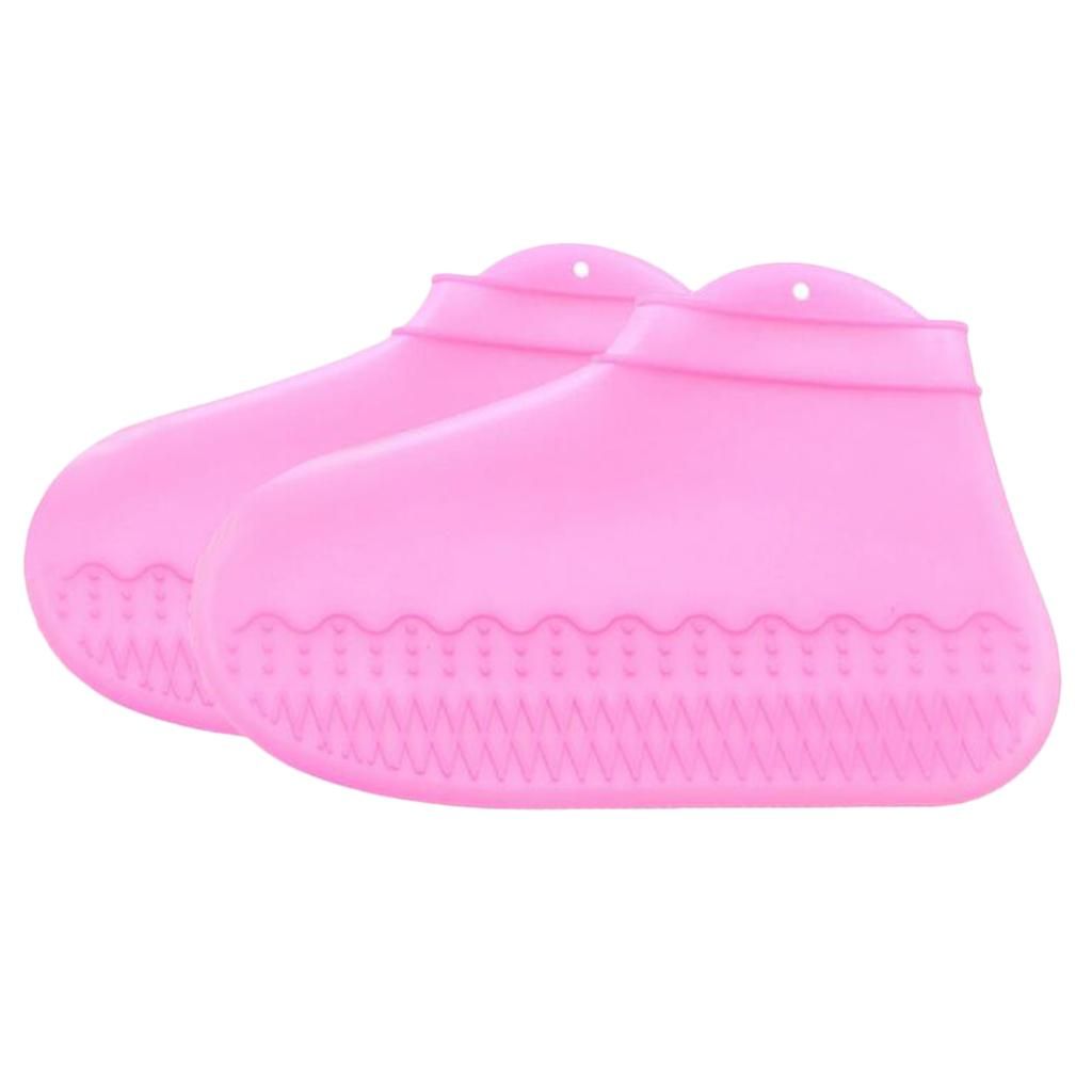 1Pair Recyclable Unisex Non- For Mud Snow Cycling Camping Pink L