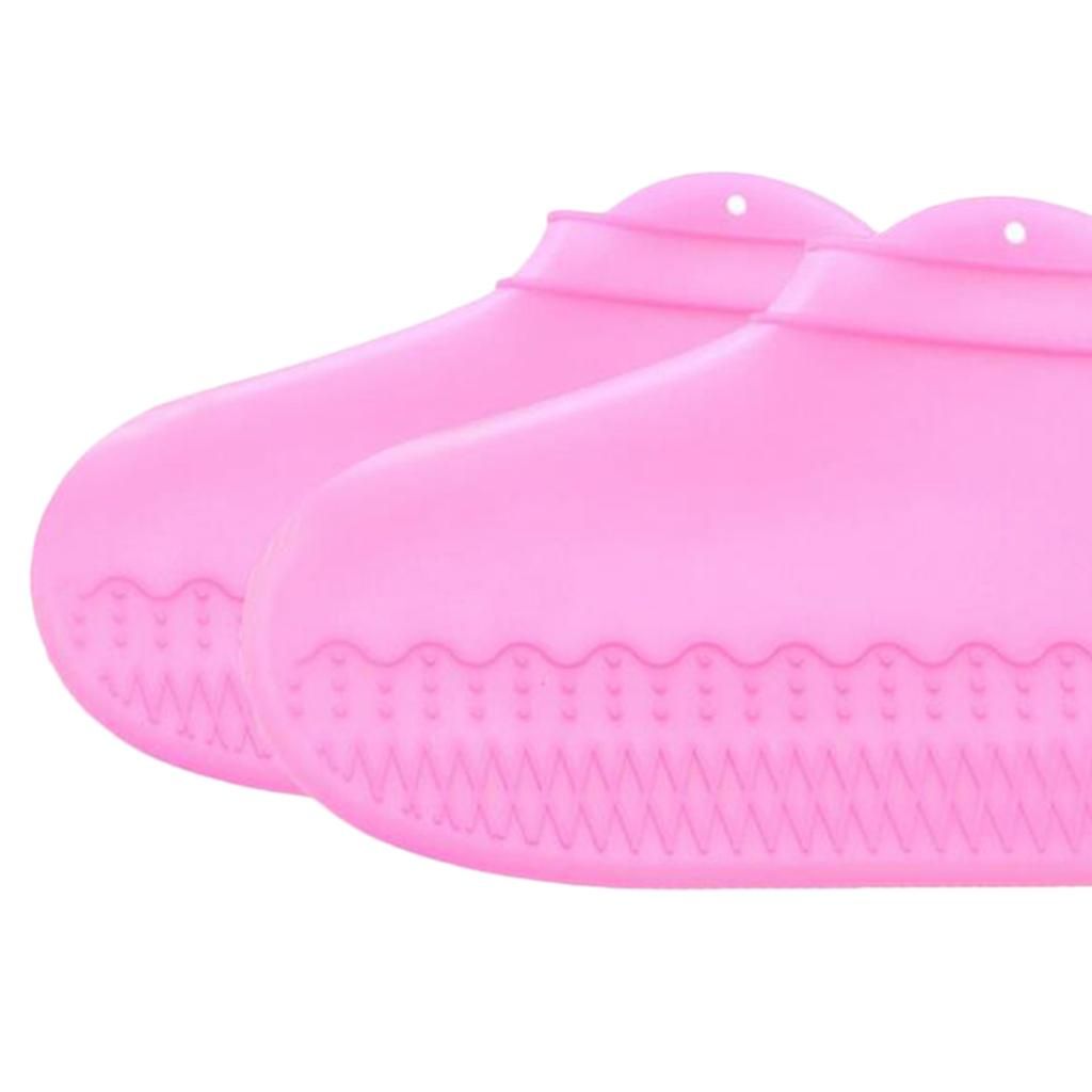 1Pair Recyclable Unisex Non- For Mud Snow Cycling Camping Pink L