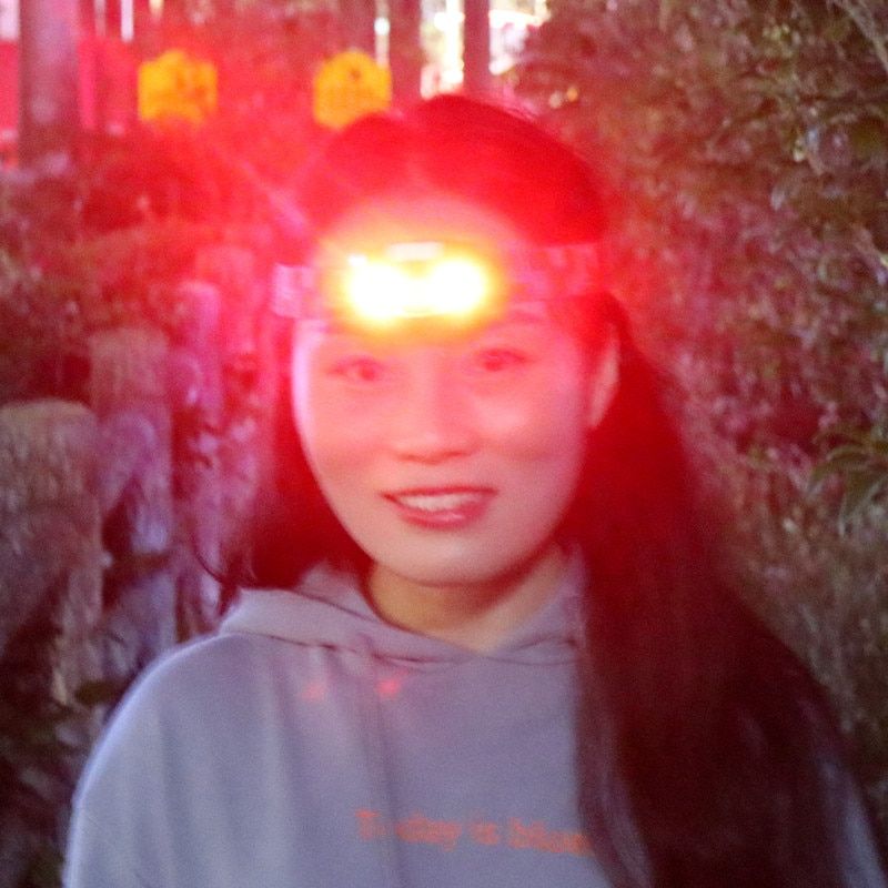 5000lm XPE LED Rechargeable Headlamp White Red Finger Induction Headlights Head Light Lamp Torche's Flashlight Built-in Battery BIL