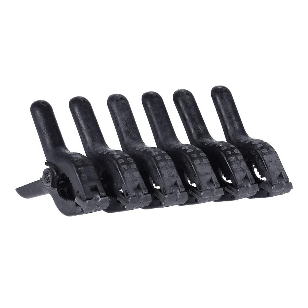 Andoer 6pcs Plastic Tight Clip Clamp Photographic Equipment Universal Use for Photography Studio Photo Paper Background Backdrop Stand Holder
