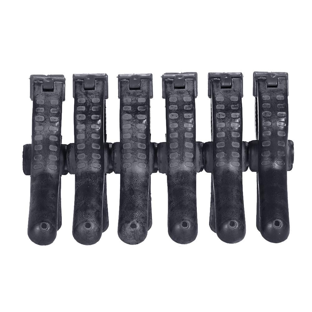 Andoer 6pcs Plastic Tight Clip Clamp Photographic Equipment Universal Use for Photography Studio Photo Paper Background Backdrop Stand Holder