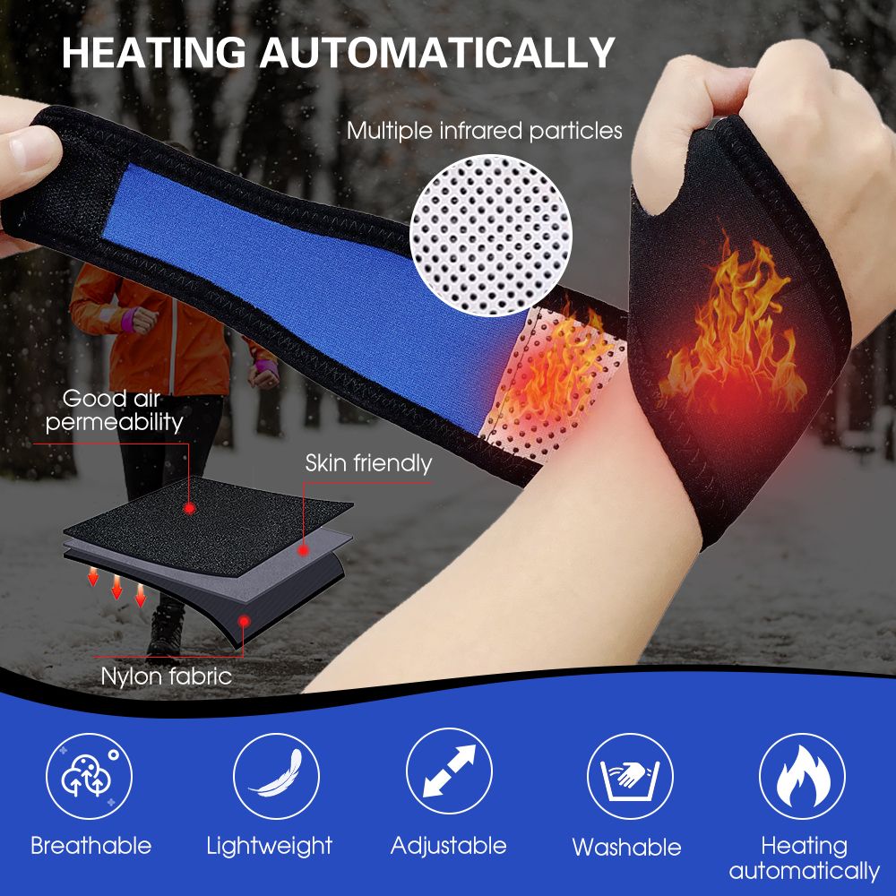 1 Pc Wrist Support Brace Heating Wrist Stabilizer