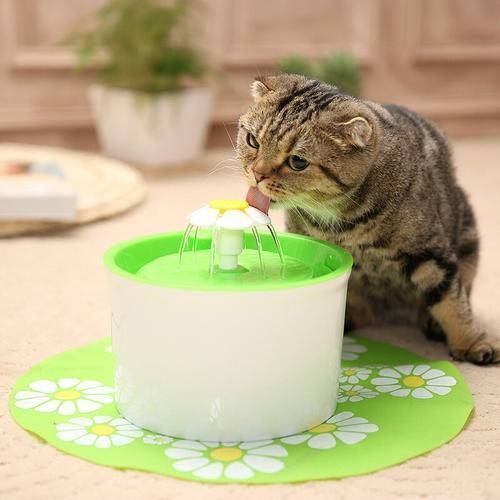 Automatic Cat Water Fountain 1.6L Electric Water Fountain Dog Cat Pet Drinker Bowl Pet Cat Drinking Fountain Dispenser