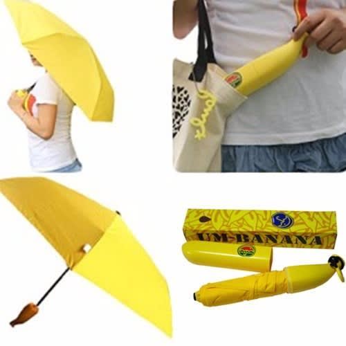 Banana Shaped Umbrella - Multicolour