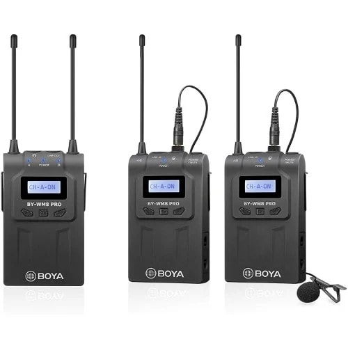 By-wm8 Pro-k2 Wireless Microphone Set