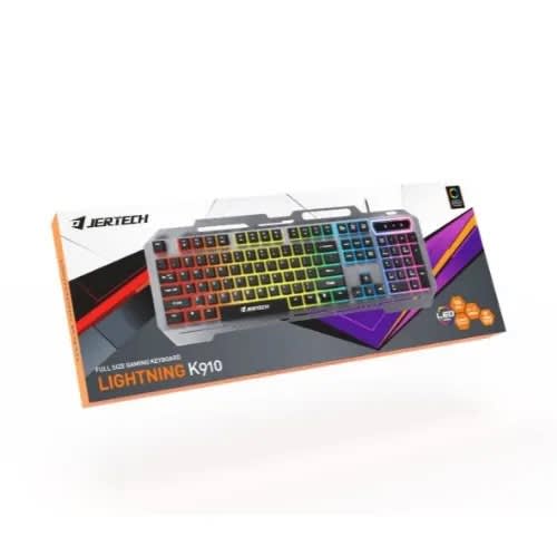 Backlit Jertech K910 Gaming Computer Keyboard