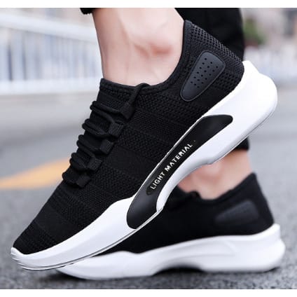 Men's Breathable Woven Casual Sneakers