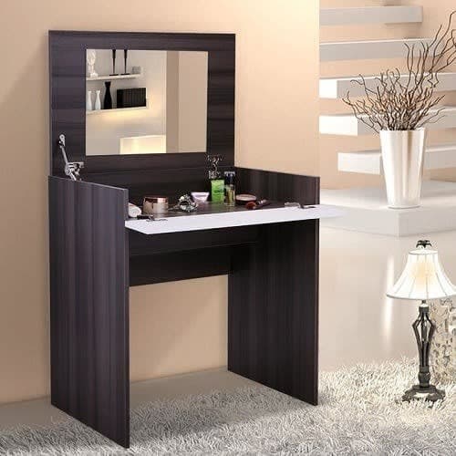 Sadia B-flip-up Vanity With Mirror Ebony
