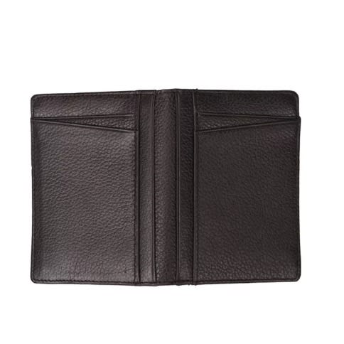 Leather Card Holder - Coffee Brown
