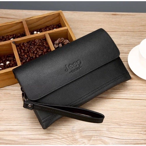 Vogue Handie Flap Wallet Purse - Black + Free Gifts