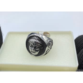 Pattern Head Inspires Luxury Steel Men’s Ring