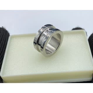 Circle Stainless Steel Luxury Men’s Little Finger Ring