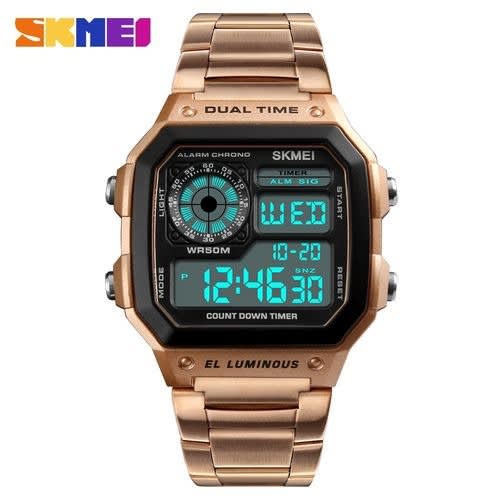 Men Digital Wristwatch - 1335 - Rose Gold