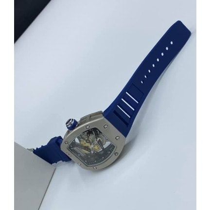 Men's Luxury Silicone Blue Band Luxury Wrist Watch