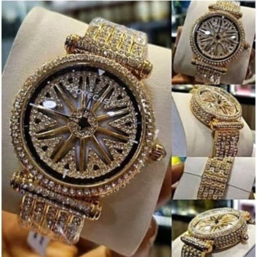 Rolling Wristwatch - Gold
