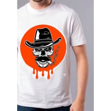 Printed Unisex T-shirt - White