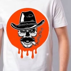 Printed Unisex T-shirt - White