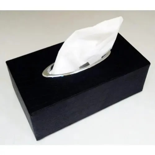 Tissue Box Holder - Black