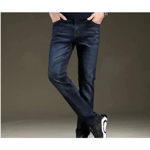 Stock Jeans For Men- Dark Blue