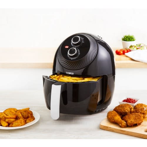 Vortx Manual Air Fryer - 4l - 1400w - Black - T17082