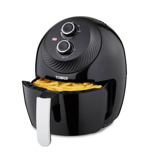 Vortx Manual Air Fryer - 4l - 1400w - Black - T17082