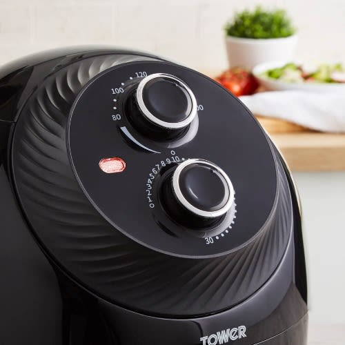 Vortx Manual Air Fryer - 4l - 1400w - Black - T17082
