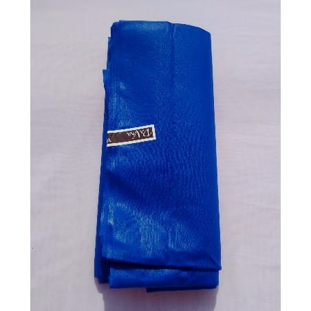 Blue Colour Plain Daviva – 6 Yards