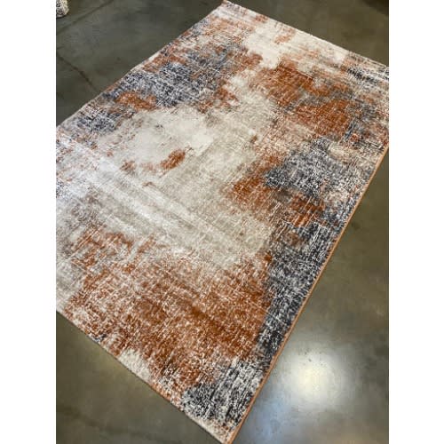 4ft By 6ft Retro Pattern Multicolor Center Turkish Rug