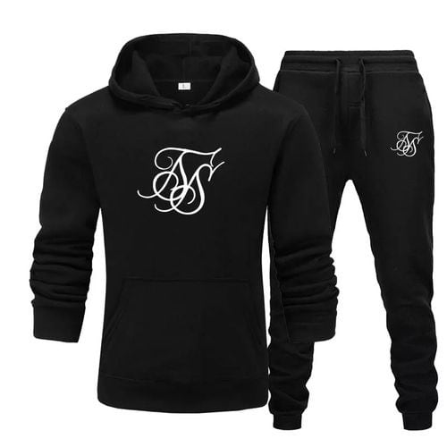 Unisex Black Joggers And Black Hoodie