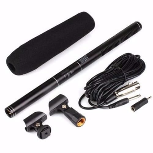 Super Uni-Directional Condenser Microphone & Boom Mic For Camera